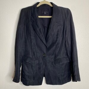 J.‎ Crew Willa blazer in linen-cupro blend Women'a Size 10 Black